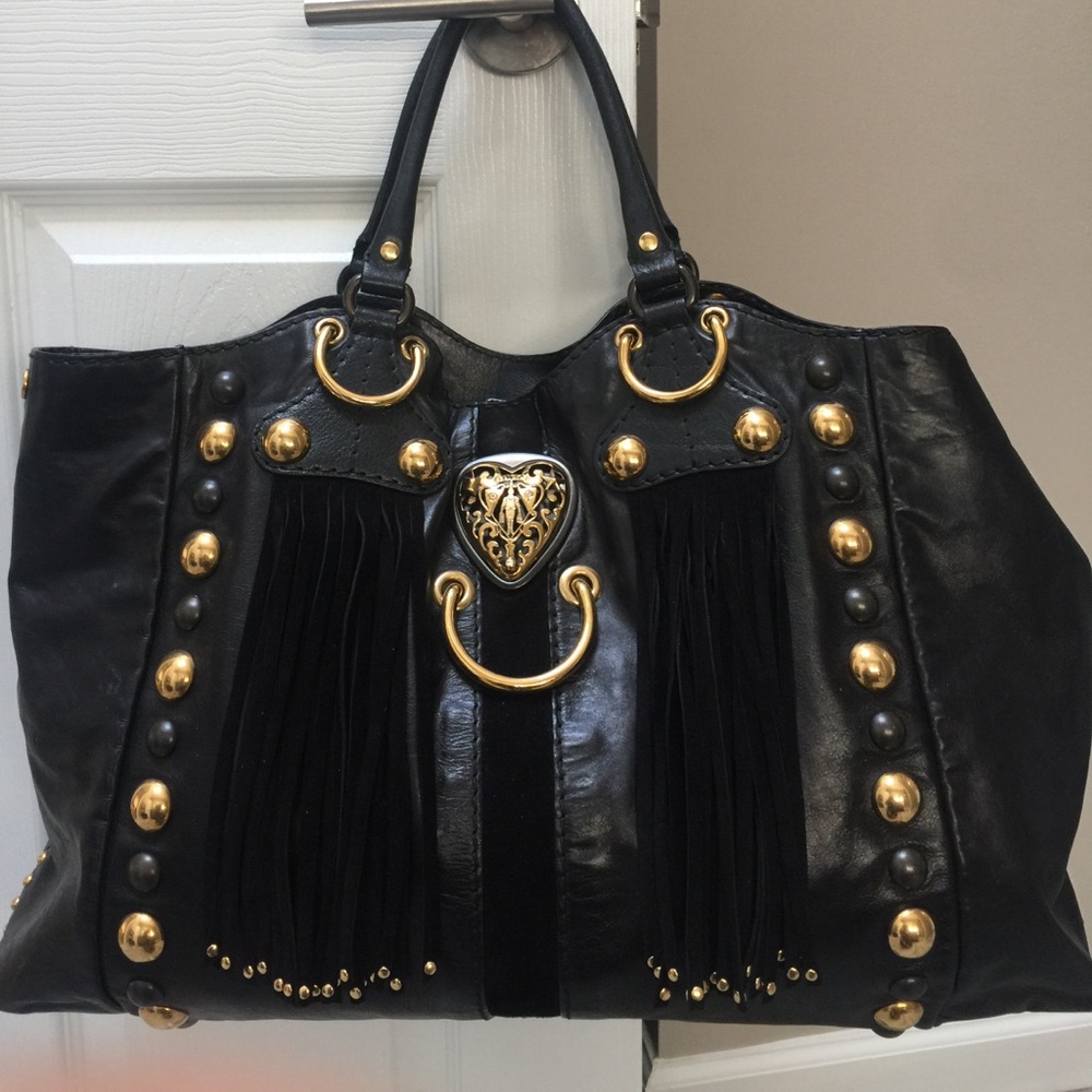 Gucci leather suede large Babouska  Tote bag